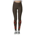 thumbnail image 2 of Christmas Women's Leggings Yoga Pants with Glass Print for Fitness Workout and Sports, 2 of 2