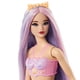 thumbnail image 2 of Barbie Mermaid Doll with Pink & Lilac Fantasy Hair & Headband Accessory, Toy with Shell-Inspired Bodice & Lavender Tail, 2 of 5