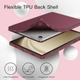 thumbnail image 4 of JETech Case for Samsung Galaxy Tab A9+ / A9 Plus 11-Inch 2023, Soft TPU Tri-Fold Stand Protective Tablet Cover, Auto Wake/Sleep (Wine), 4 of 6