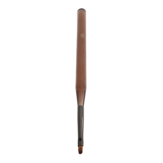 M Buder Pincel Profesional para Uñas de Gel Acrílico, Herramienta de Manicura y Arte de Uñas con Cerdas de Nailon, Modelo 03 Pétalo, Tamaño 21 cm / 8.2 pulgadas