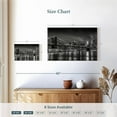thumbnail image 4 of Elephant Stock Brooklyn Bridge Nightly Impressions Wall Art - Horizontal Canvas Wall Art - Living Room Wall Decor - Places Canvas - Gray And Black Decor By Melanie Viola - 12" x 8", 4 of 8