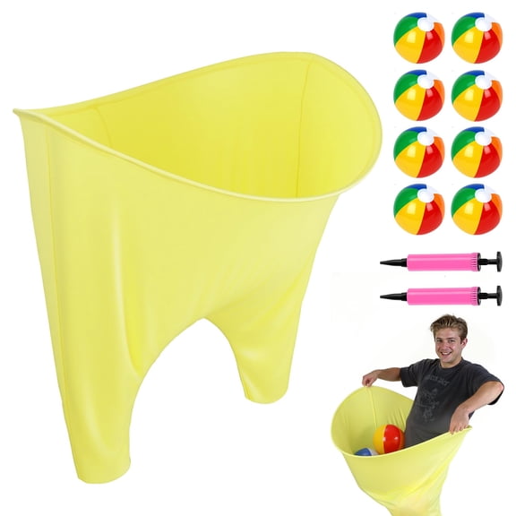 Ikaufen Granny Pants Yard Game Oversized Outdoor Tossing Game for Adults 12 Pieces