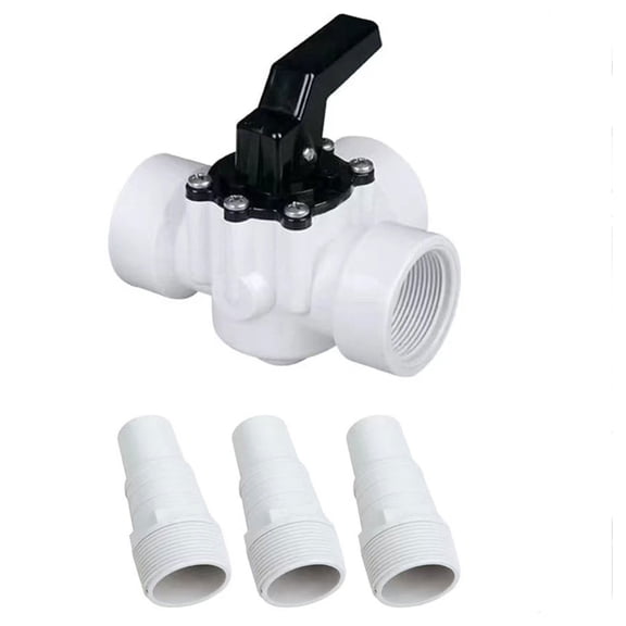 Easy Install 3 Way Divides Valves 3 Way Valves Fitting Swimming Pool Hose Connectors Hose Connection and Accessories