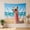 A, variant on XaaKee Large Wall Tapestry, Chubby Cat In Leopard Bikini With Golden Retriever, High-Quality Polyester Tapestry For Bedroom, 60x40Inch