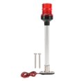 thumbnail image 1 of 12in Boat Stern Light 316 Stainless Steel Base 360 Degree LED All Around Anchor Navigation Light for Marine Yacht Red, 1 of 5