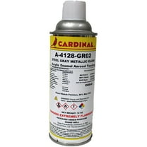 A 4128 GR02 STEEL GRAY METALLIC GLOSS POWDER COATING TOUCH-UP SPRAY PAINT | Car Parts and Repair Refinishing Clear Coat for Permanent Sealing of Coated Surfaces