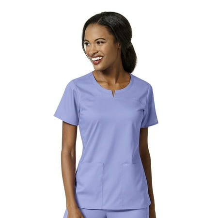 

WonderWink WonderWink PRO 6419-Women s 4 Pocket Notch Neck Scrub Top