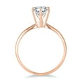 thumbnail image 2 of SZUL Women's AGS Certified 1 Carat Diamond Solitaire Ring in 14K Rose Gold (H-I Color, I1-I2 Clarity), 2 of 5