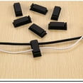 thumbnail image 2 of Cable Management Clip - Cable Clip with Strong Sticker, Large Clip for Under Desk Cable Management (21 Pcs) (Black), 2 of 4