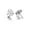 Silver, variant on Hollow Snowflake Small Stud Earrings for Women Men Stainless Steel Tiny Winter Snow Flower Cartilage Piercing Studs Earring Minimalist Christmas Jewelry Gifts New Year