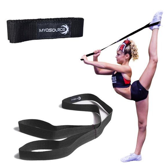 Correa de estiramiento Myosource Kinetic Bands de 100 cm, negra