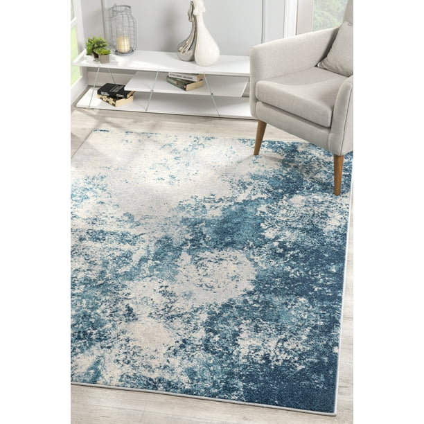 Harmony Collection Modern Abstract Indoor 8x10 Area Rug ...