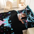 thumbnail image 4 of Manfei Ball Games 7-Piece Twin Bedding Sets,Baseball Ice Cream Bedding Comforter Set For Monogrammed T Lover Reversible, 4 of 6