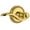 Lifetime Brass, variant on Grandeur 822845 Newport Solid Brass Left Handed Non-Turning One-Sided Dummy - Brass