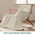 thumbnail image 6 of U by BedsureCooling Blanket Throw XL-Beige Lightweight Breathable Blanket with Rayon Derived from Bamboo, 6 of 6