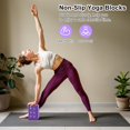 thumbnail image 4 of 2 Yoga Block and 2 Yoga Strap Set,Non-slip EVA Foam Blocks, High Density Yoga Bricks with 6ft Strap, Supportive Latex-Free Yoga Block Accessories for Pilates, 4 of 8