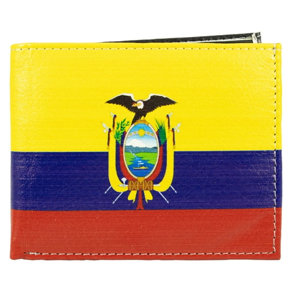 Paul Walter Men's Bifold Printed Novelty Wallet Handcrafted Vegan Leather Wallet