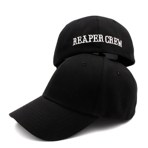 Soa Black Hats Sons Of Anarchy For Reaper Crew Fitted Baseball Cap Women Letters Embroidered Hip Hop Hat For Men