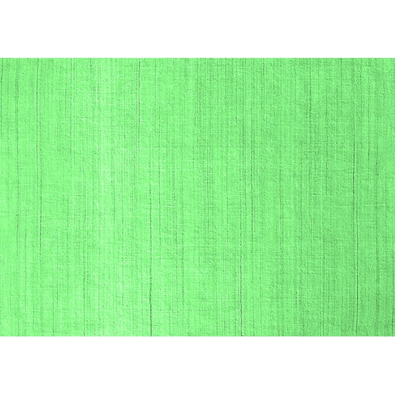 Ahgly Company Indoor Rectangle Oriental Emerald Green Industrial Area Rugs, 5' x 7'