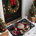 thumbnail image 1 of Christmas Rug | Holiday Floor Mat | Festive Doormat for Entryway, Living Room, Kitchen & Bathroom Decor | Soft Polyester Indoor Mat | 35x23 Inch, 1 of 6