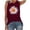 Red, variant on Tank Tops for Women Trendy Casual Print Summer Sleeveless Round Neck Tee Pullover Tops