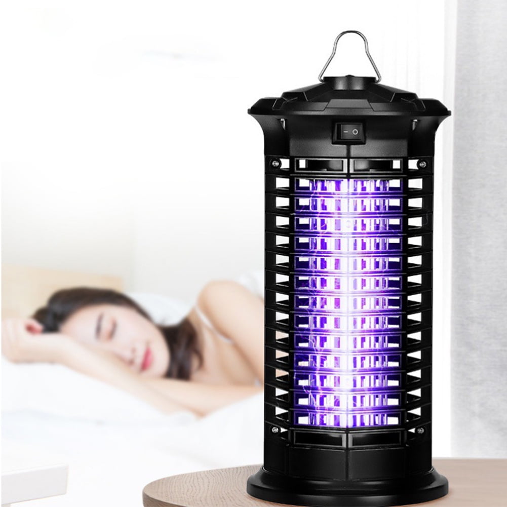 HUISZJ 2-In-1 Mosquito Killing Lamp, Microwave Electric Mosquito Killing Lamp, Waterproof Insect Racket Electric Mosquito Trap for Home Bedroom Living Room