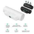 thumbnail image 4 of Chargeur de Batterie Mobile Externe Portable d'Urgence Grande Capacité 3000mAh Rechargeable avec Connecteurs Détachables Blanc, 4 of 8