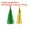 Gold,Dark Green, variant on Uxcell 20Pcs Peach Pink Tassel Garland Banner w Rope for Wedding Birthday Party Decoration