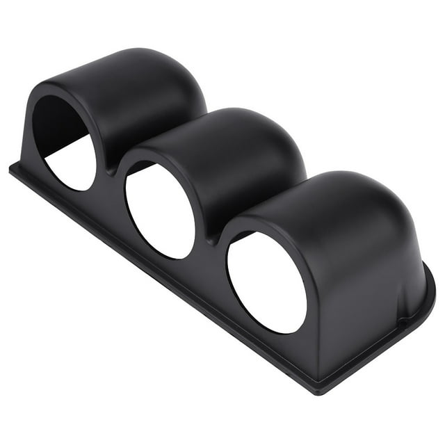 Soporte universal negro para montaje en vaina de medidor de medidor de tablero triple de 52 mm/2 y 3 orificios