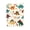 Color 6, variant on Joocar Dinosaur Pattern Flannel Blanket For Winter Gift Home Sofa Bed Decoration 40x50 inch