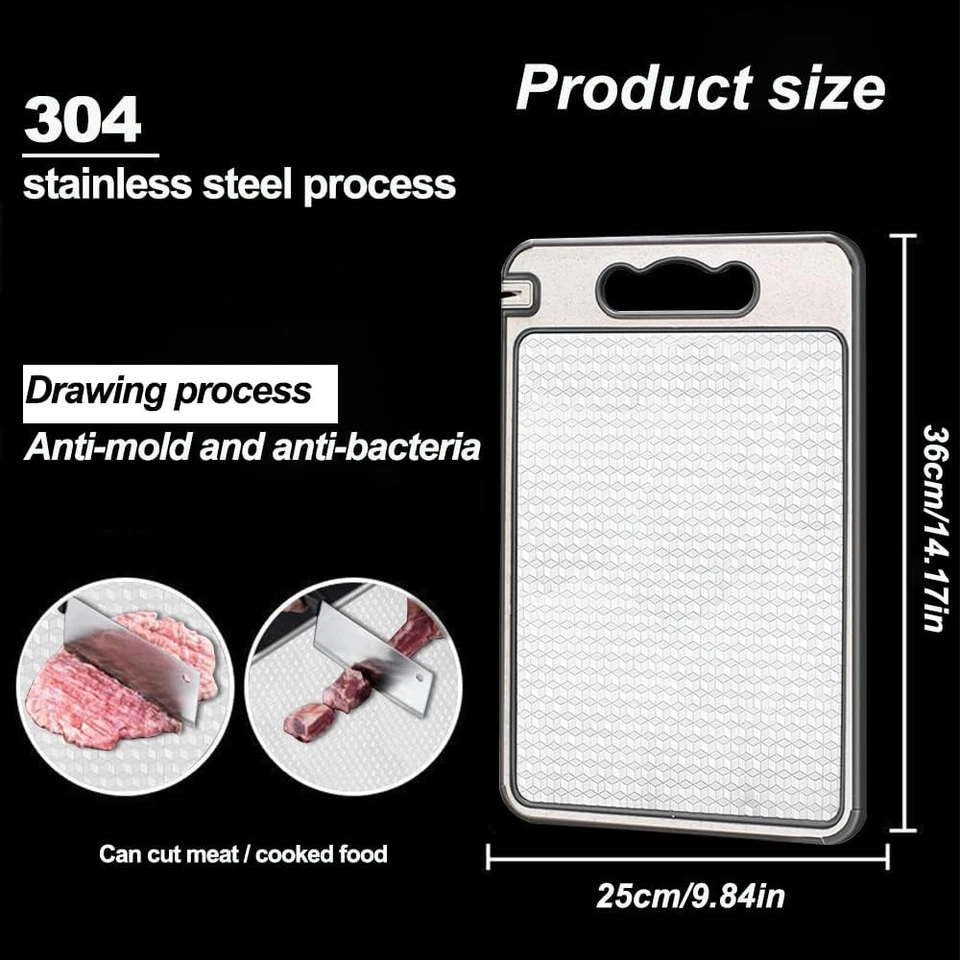 PRIME - Titanium Cutting Board Double-Sided Titanium Cutting Boards For Kitchen