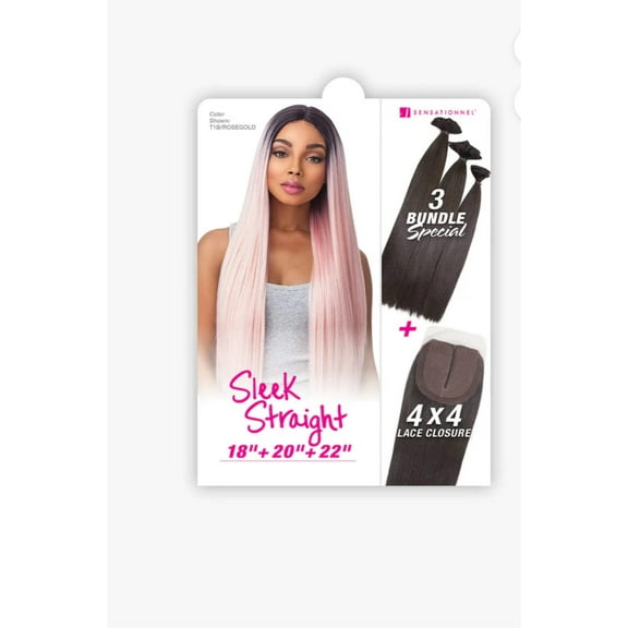 MULTI BOUTIQUE SLEEK STRAIGHT 18″20″22″ PLUS 4X4 LACE CLOSURE