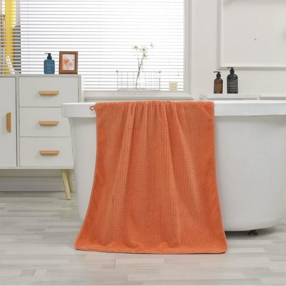 Fiudx Toalla de Baño de Terciopelo, Suave, Gruesa y Absorbente, Tamaño Grande para Gimnasio En Casa, Piscina, Fácil de Limpiar y Lavable a Máquina, Ideal para Ducha, Yoga y Hotel, Experiencia de Conf