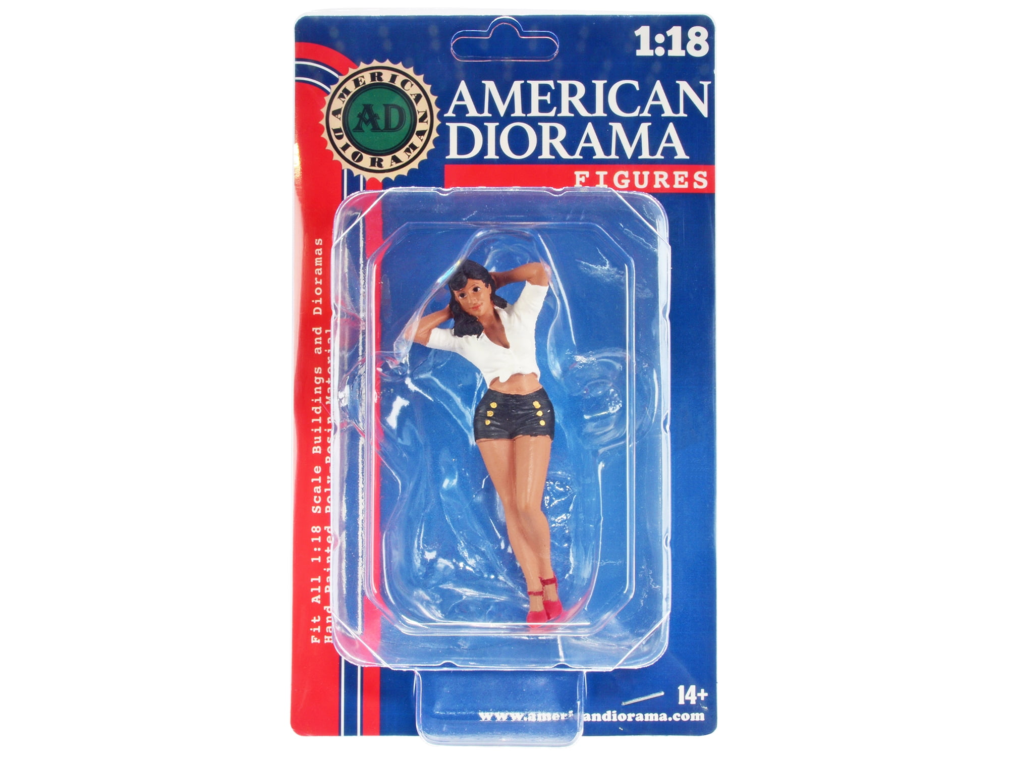 American Diorama 76341 Pin-Up Girls Jean Figure for 1 by 18 Scale ...