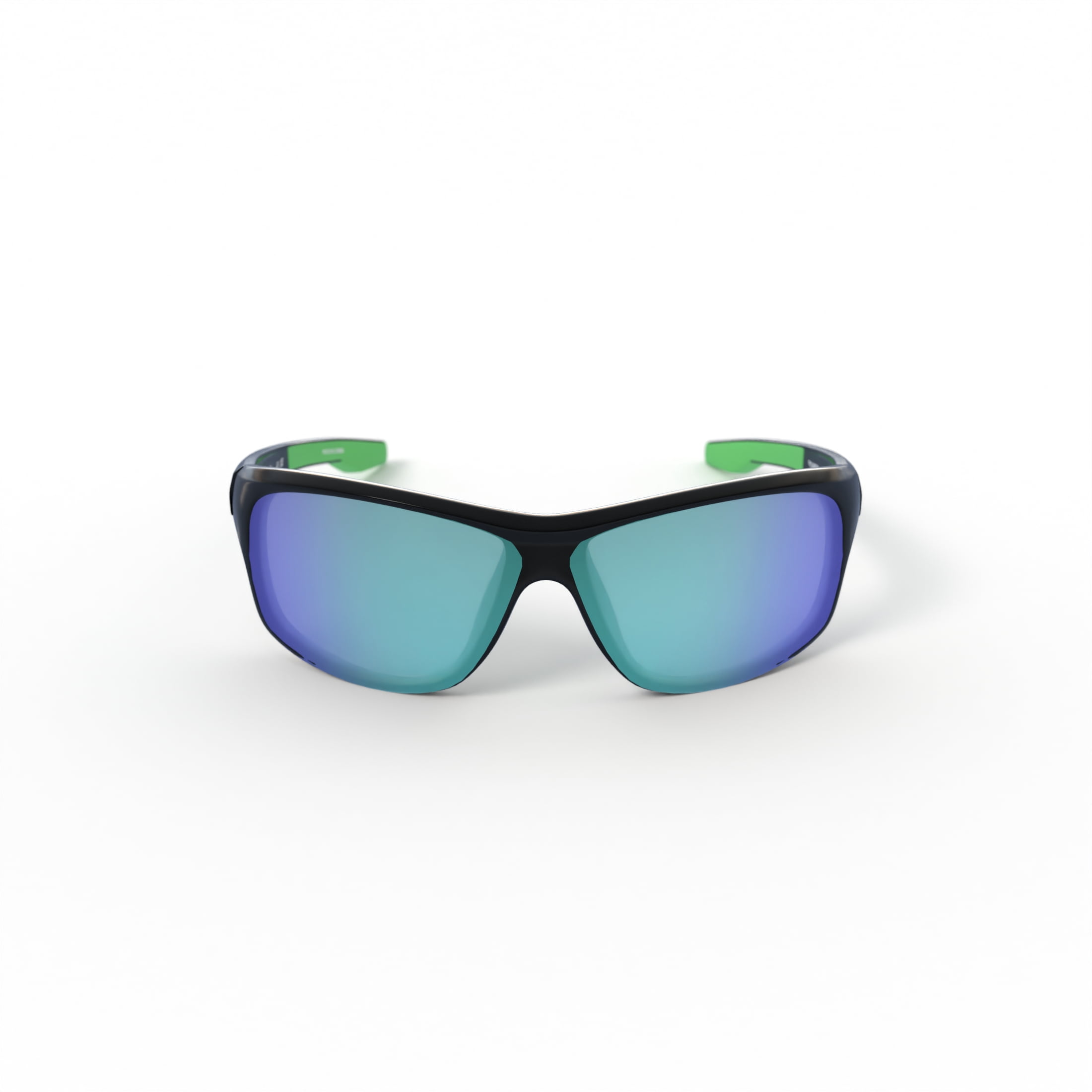 Columbia Burr C559SPG 007 Wrap Sunglasses Shiny Black Frame & Green Mirror Polarized Lens