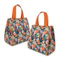 thumbnail image 2 of Pioneer Flower Floral Print Pattern Insulated Lunch Bag for Women & Adults,Large Portable Soft Cooler Lunch Bag,Thermal Food Storage Tote with Pearl Cotton,8.66L,8.75x5.75x9.5 Inch, 2 of 6
