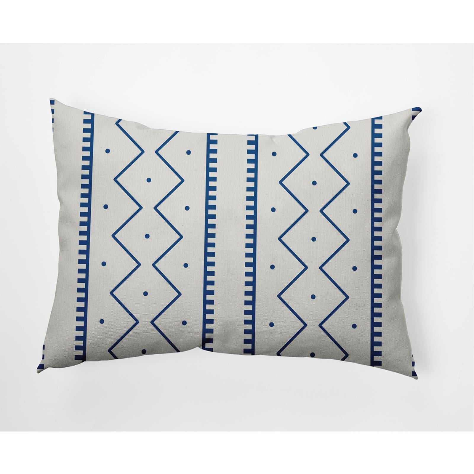 14" x 20" Simply Daisy Mudcloth Indoor/Outdoor Lumbar Throw Pillow