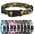 thumbnail image 2 of Collar para mascotas CP457 con estampado de flores para perros pequeños, medianos y grandes, 2 of 5