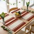 thumbnail image 5 of Christmas Placemats Set of 6, Winter Xmas Poinsettia Red Green Plaid Washable Wipeable Table Mats for Dining Tables, Indoor Outdoor Kitchen Place Mats for Holiday Party Table Decor, 5 of 9