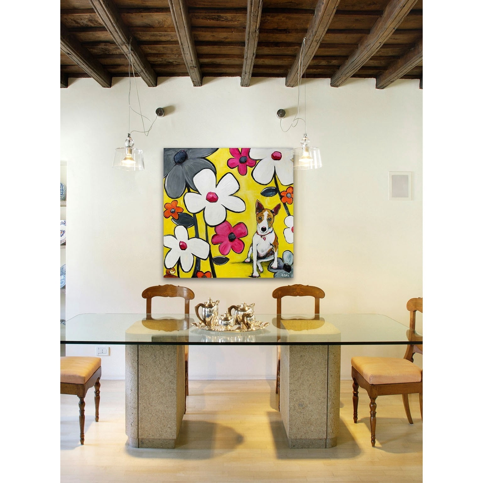 Marmont Hill "Wild Thing" by Tori Campisi Painting Print on Canvas