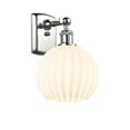 thumbnail image 5 of Innovations Lighting - White Venetian - 1 Light Wall Sconce In Modern Style-11, 5 of 7