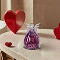 thumbnail image 4 of Natural Immortal Flowers Valentines Day Gifts, Angel Figurines Glass Cover with Preserved Forever Real Rose, Glowing Love Decorations Romantic Angel Flowers Gifts for Women, 1Pc(Purple,3.9x3.9x5.9"), 4 of 7