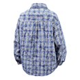 thumbnail image 3 of Blusa y camisa de manga larga con cuello vuelto para hombre, moda informal, botones, bolsillo enrejado, cuello vuelto, camisa de manga larga para hombre, abrigo de poliéster, 3 of 3