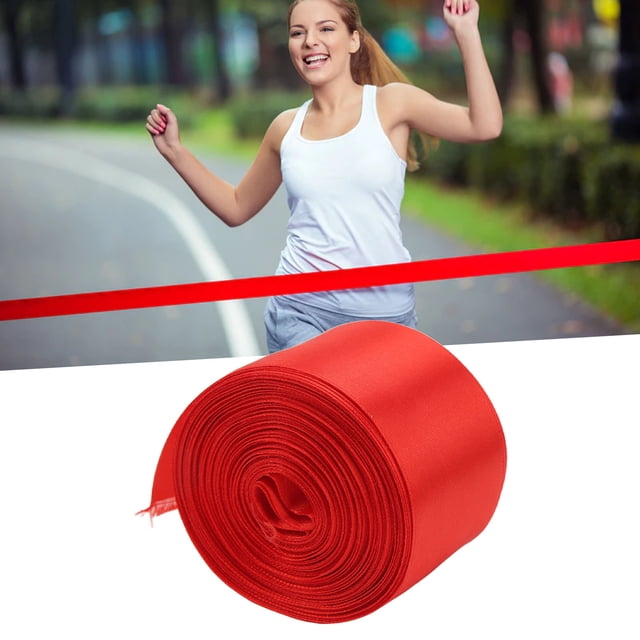 Línea De Meta De De Velocidad, Línea De Meta De Velocidad Ligera Roja De 20 M, Suave De Alta Resistencia Para Decoración De Pasteles