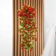 thumbnail image 4 of Flores artificiales de glicinia colgantes, orquídea violeta de seda, ajo, cesta de pared, decoración, enredadera floral artificial para el hogar, jardín, boda, fiesta, decoración interior y exterior,, 4 of 6