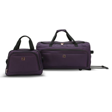 Protege 2PC Luggage Set 25" Duffel and Tote, Purple (Exclusive)