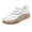 White 35, variant on Sneakers Sport Shoes Lightweight Comfortable Trainers Slip On Women Casual Shoes White 35