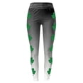thumbnail image 4 of Ierhent Thermal Leggings for Women St Patricks Days Leggings for Women High Waist Printed Yoga Pants Holiday Tights Plus Size Dark Gray,S, 4 of 5