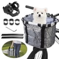thumbnail image 4 of Tignapoo Durable Aluminum Alloy Bicycle Basket with Quick-Release Design for Front Mounting, Ideal for Pet Carrying - Available in Multiple Colors, 4 of 7