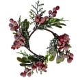 thumbnail image 2 of Vela Guirnalda Anillo Corona de Puerta de Navidad Decoración de Navidad Puerta Delantera Corona de Navidad para Ventana de Navidad Decoración Del Estilo A, 2 of 9